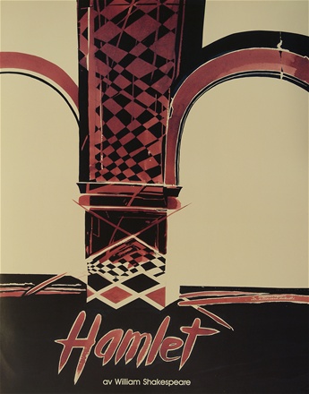  Hamlet / plakat for Riksteatret